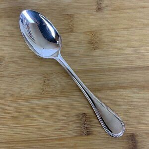 Christofle France Perles ONE Teaspoon Silverplate Flatware NEW Discontinued